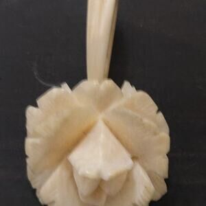 Vintage Celluloid Flower Pendant